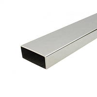 Труба нержавеющая прямоугольная 20х10х1.5 мм AISI 304 (08Х18Н10) шлифованная EN 10219-2 купить Москва